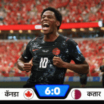 जोनाथन डेव्हिड हॅट्रिक | कतार विरुद्ध विश्वचषक सामना कॅनडाने जिंकला; 2 लाल कार्डे